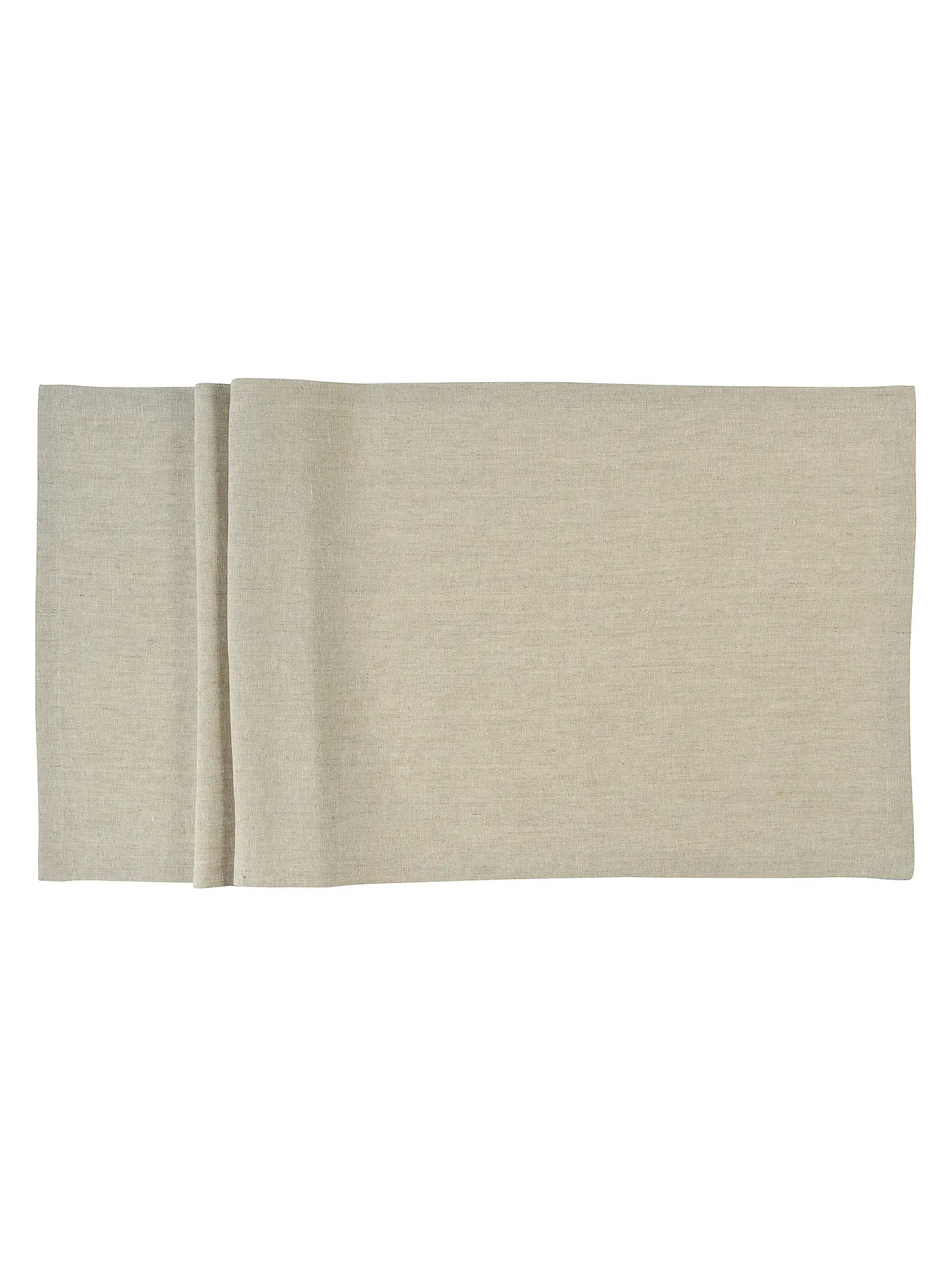 SANDER | Leinen Tischläufer Linnen 50x140cm Petrol | beige